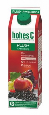 Gyümölcslé, 100%, 1 l, HOHES C, red multivitamin