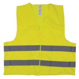 Mellény, jól láthatósági, 2XL méret, DONAU "Safety", sárga